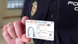 Imagen de archivo de un DNI.