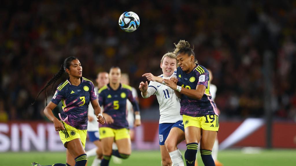 Jorelyn Carabalí durante el partido frente a Inglaterra
