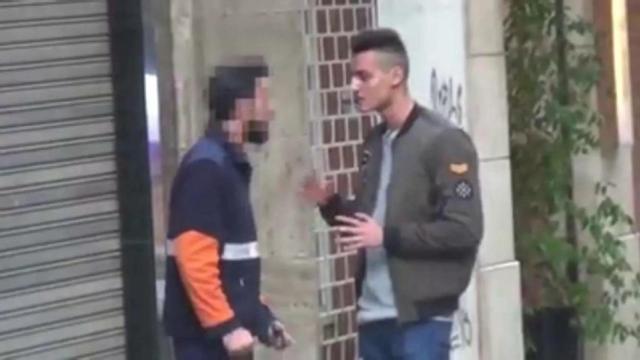 El momento del vídeo viral.