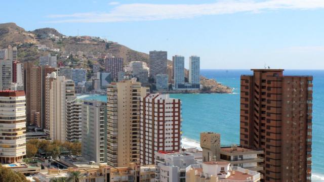 Panorámica del skyline de Benidorm, en la provincia de Alicante.