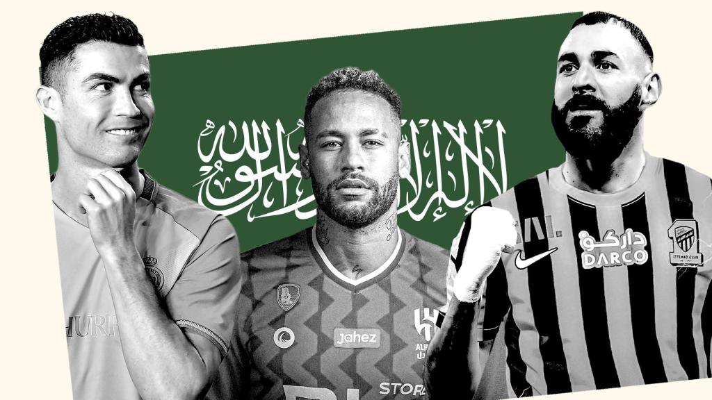 Cristiano Ronaldo, Neymar y Karim Benzema