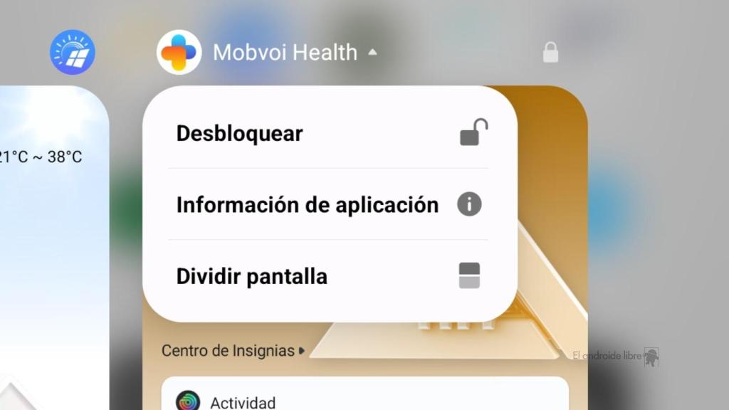 Bloqueando app en segundo plano