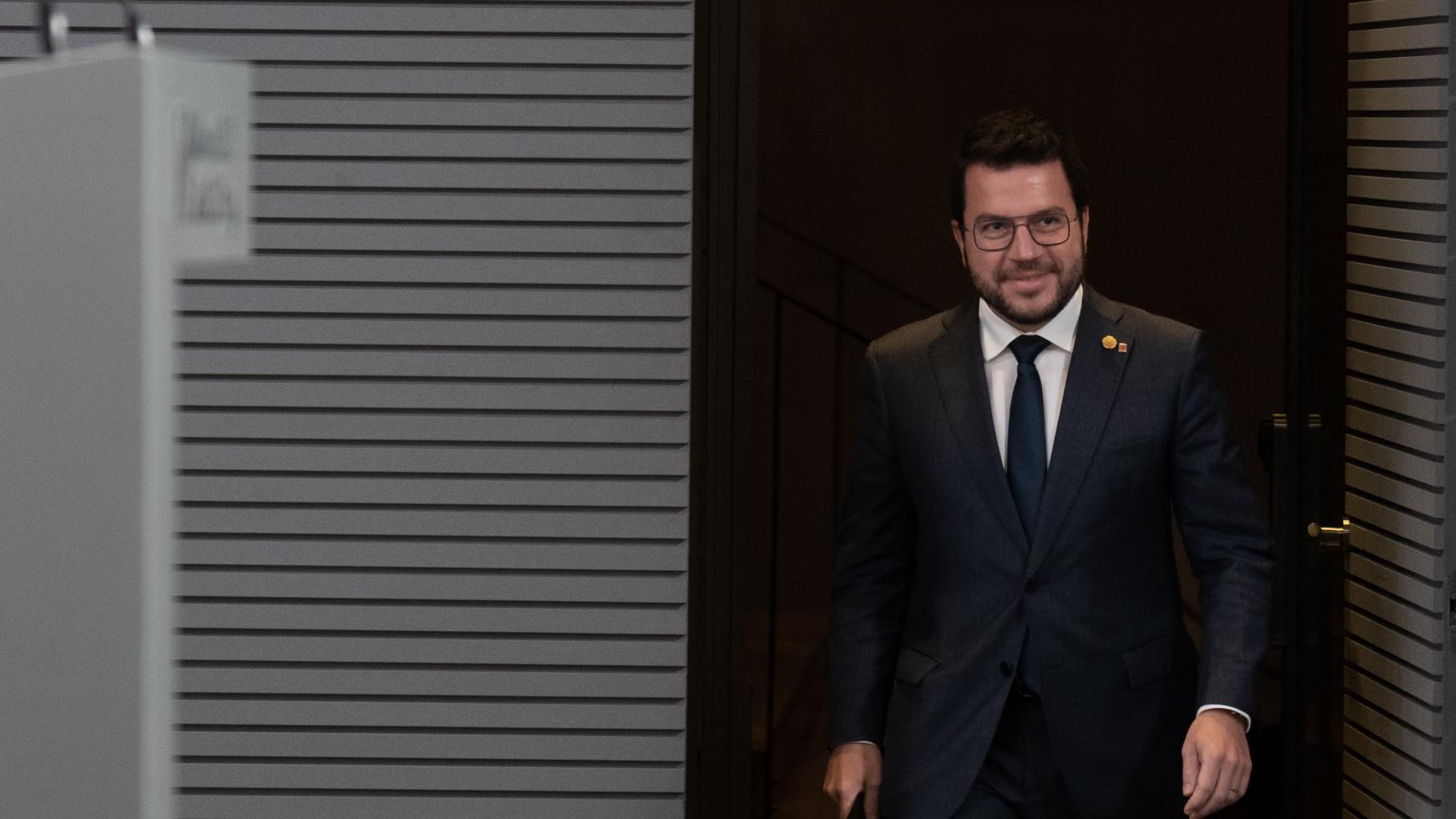 Pere Aragonès, presidente de la Generalitat de Cataluña.