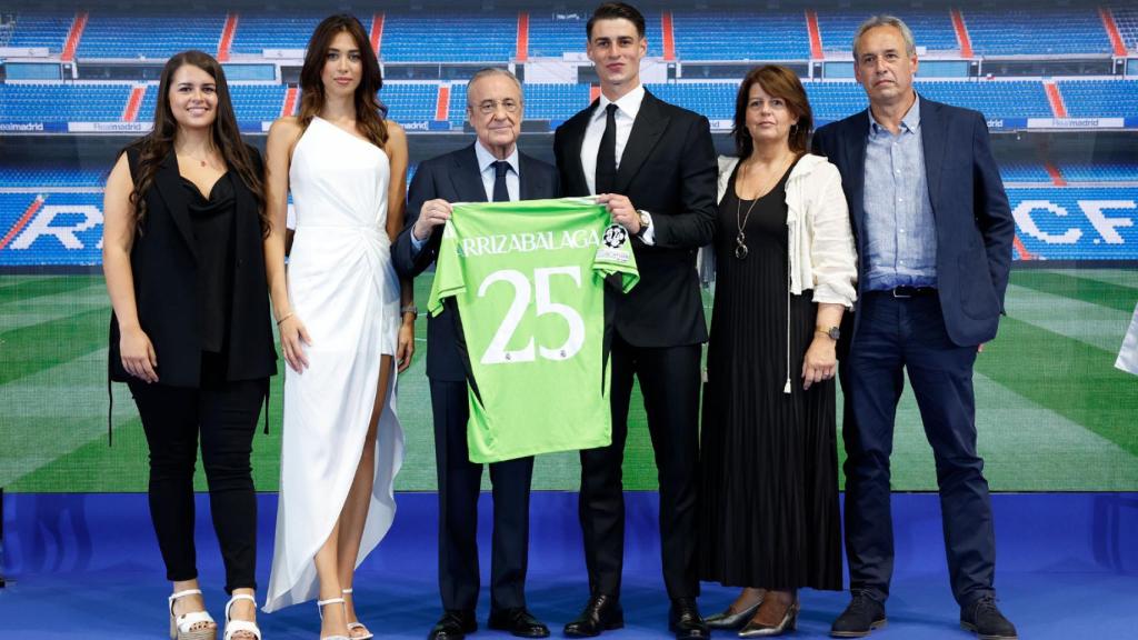 Presentación de Kepa Arrizabalaga con el Real Madrid