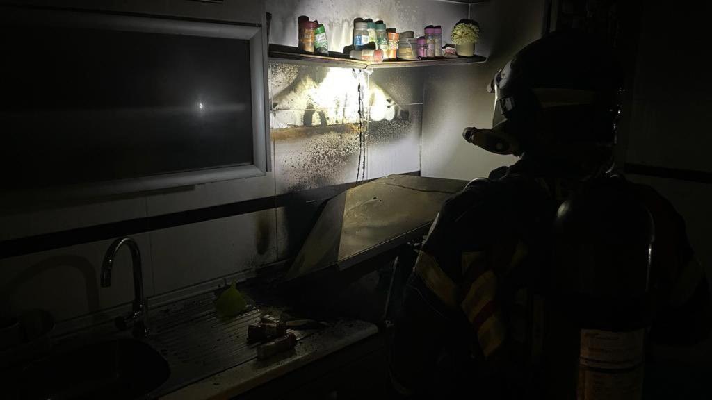 Incendio campana en Arroyo