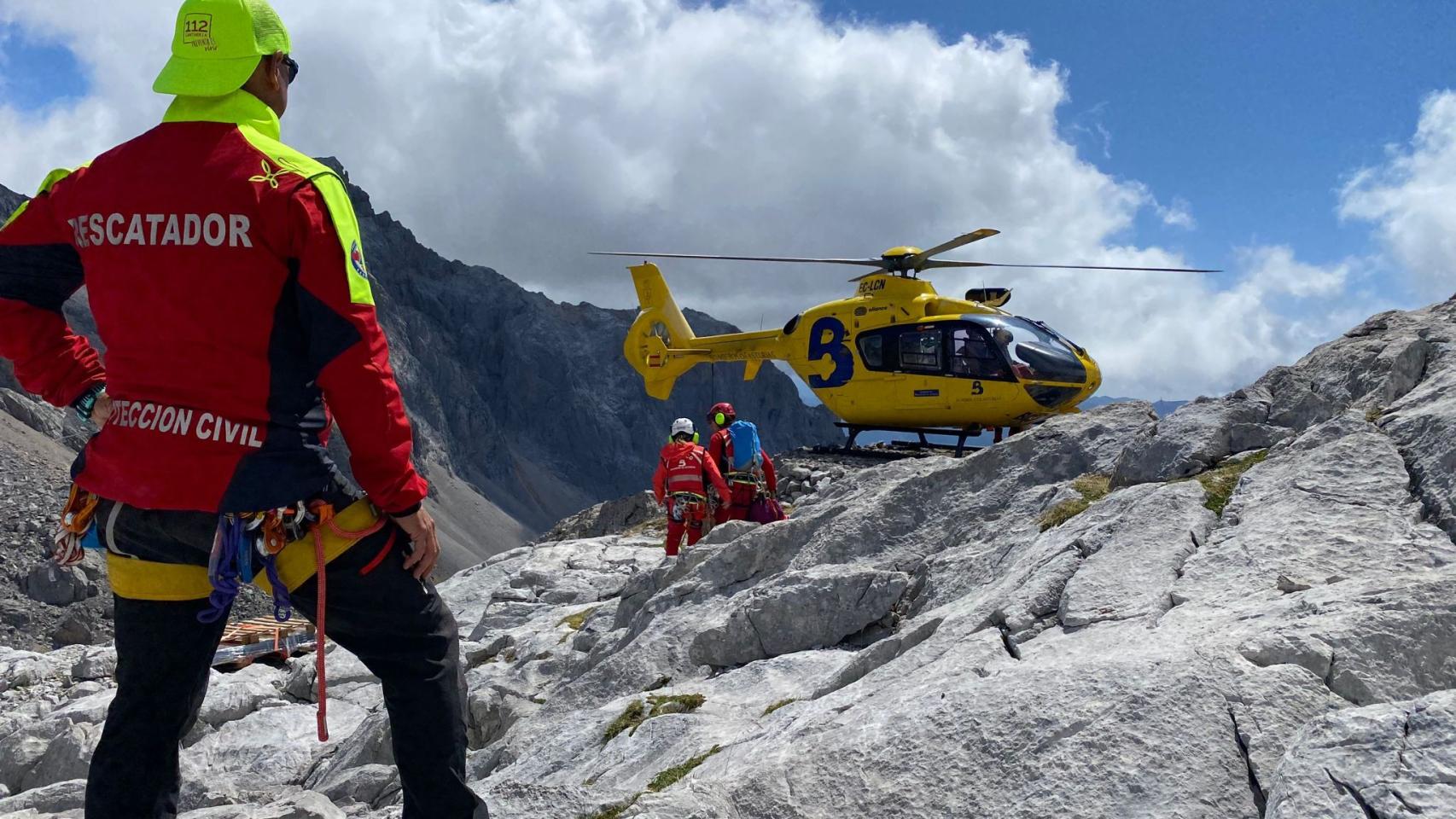 Helicóptero del 112 Asturias
