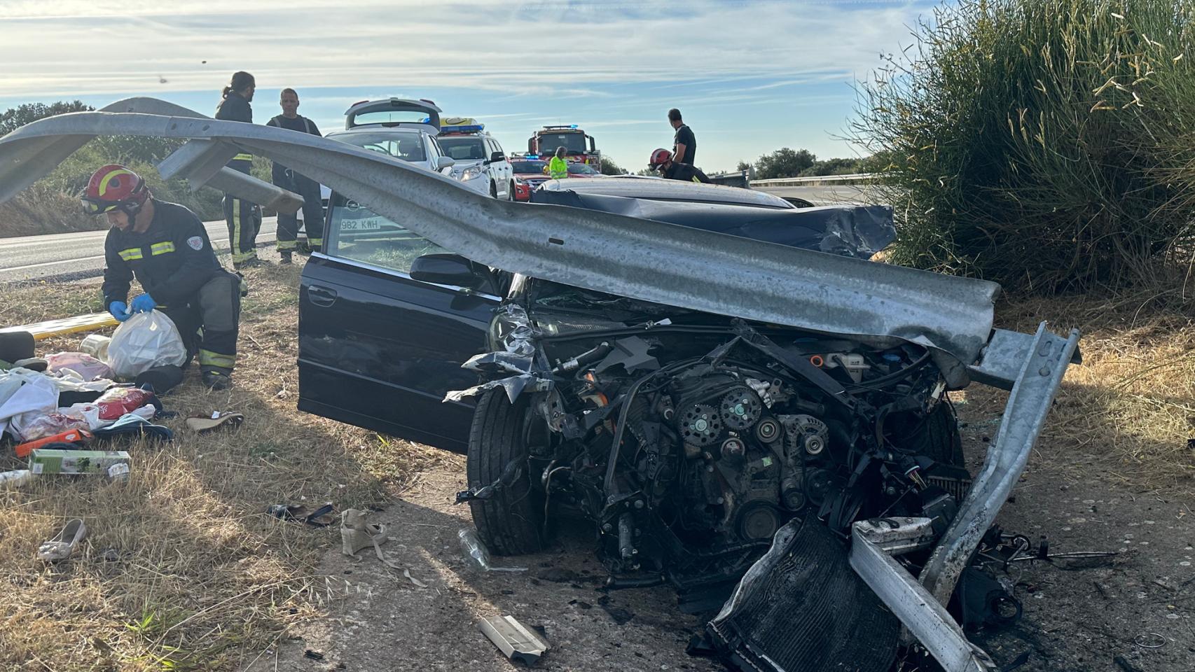 Accidente en Brazuelo