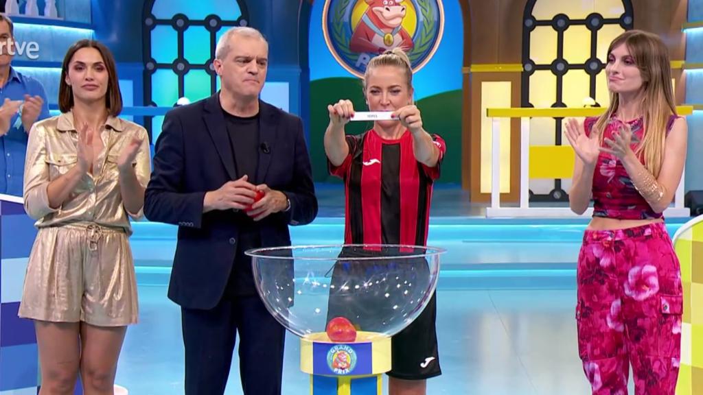 Captura del momento del sorteo de las semifinales del Grand Prix. RTVE