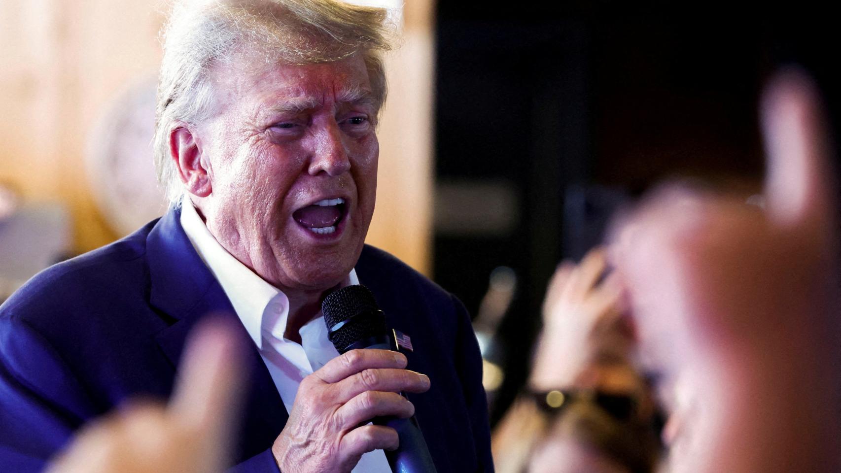 Donald Trump el pasado 12 de agosto en Iowa.