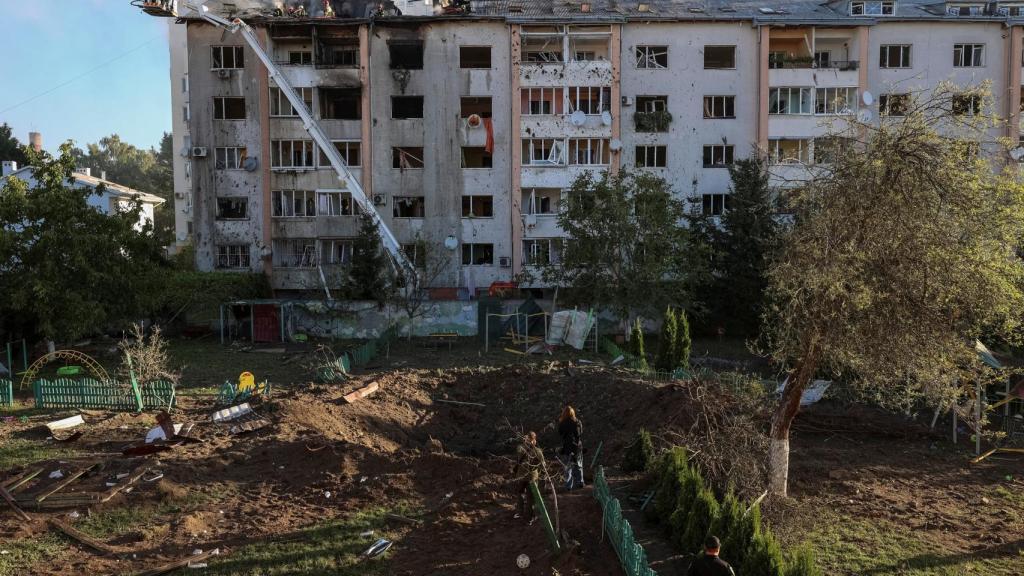 Ataque a un edificio residencial en Leópolis