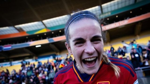 Teresa Abelleira, jugadora de la Selección Española Femenina de Fútbol.