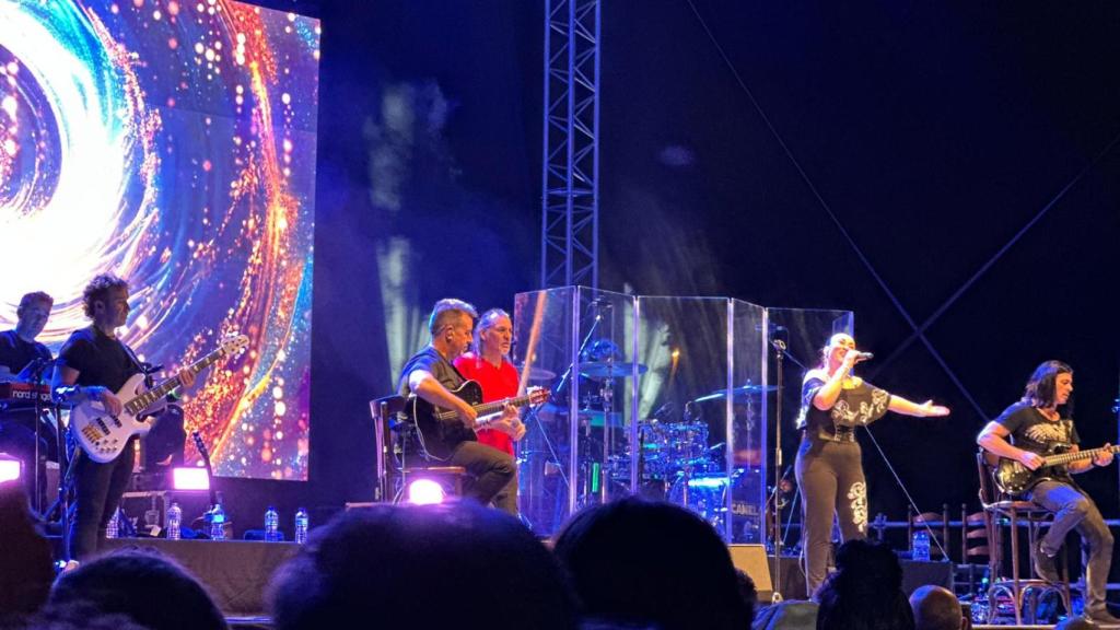 Un momento del concierto.