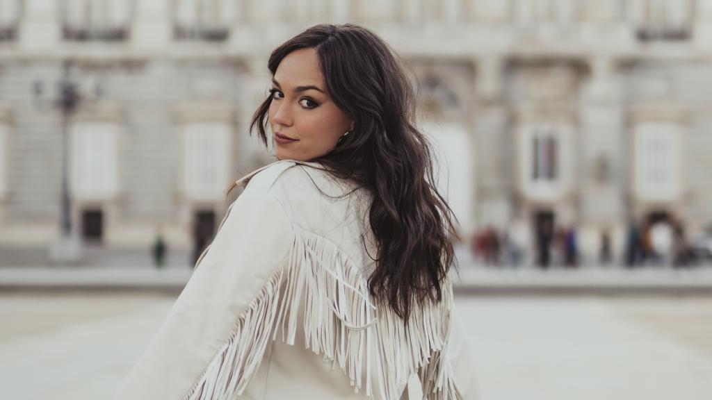 María Parrado en la sesión de su nuevo álbum.