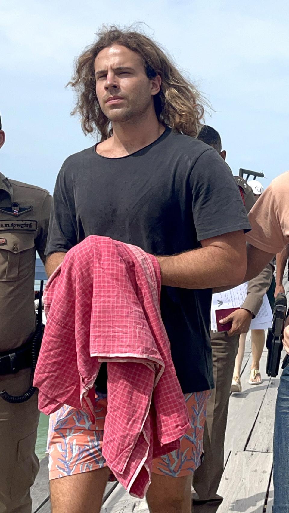 Daniel Sancho, días antes de ingresar en prisión.