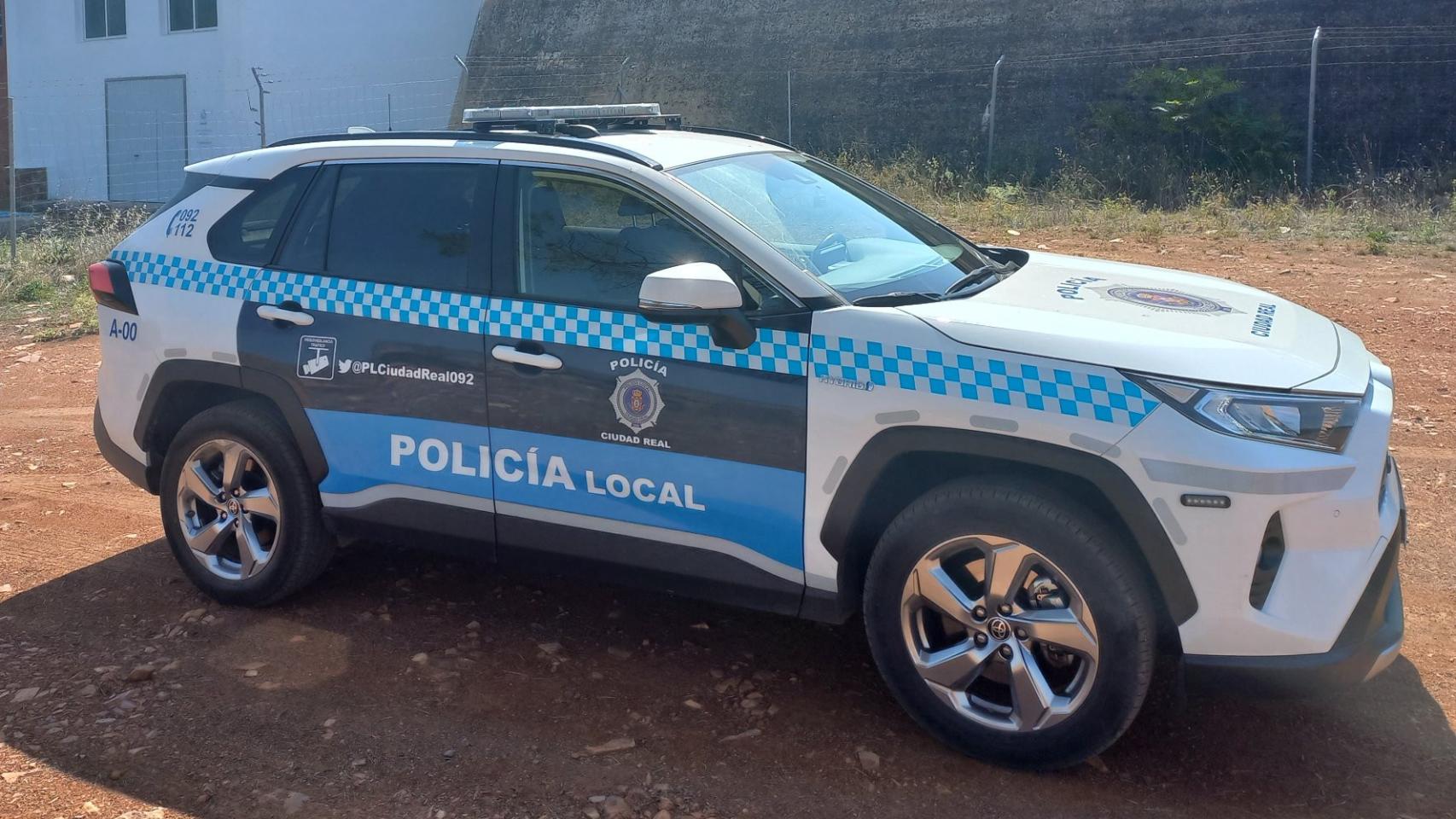 Un coche patrulla de la Policía Local de Ciudad Real.