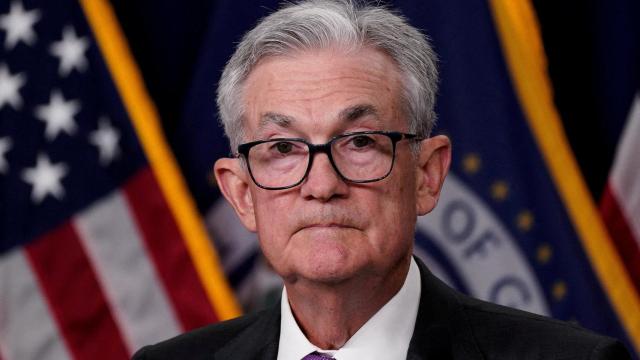 El presidente de la Fed, Jerome Powell, durante la rueda de prensa posterior a la última reunión de la institución.