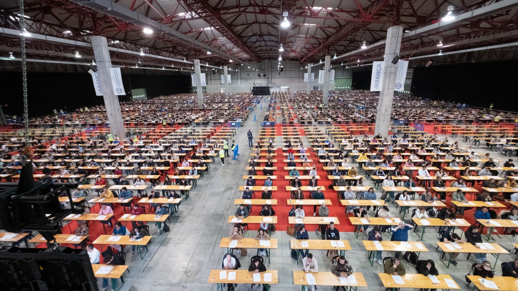 Exámenes de oposiciones en Galicia.