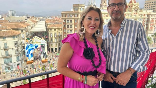 Carolina España, en la Feria de Málaga.