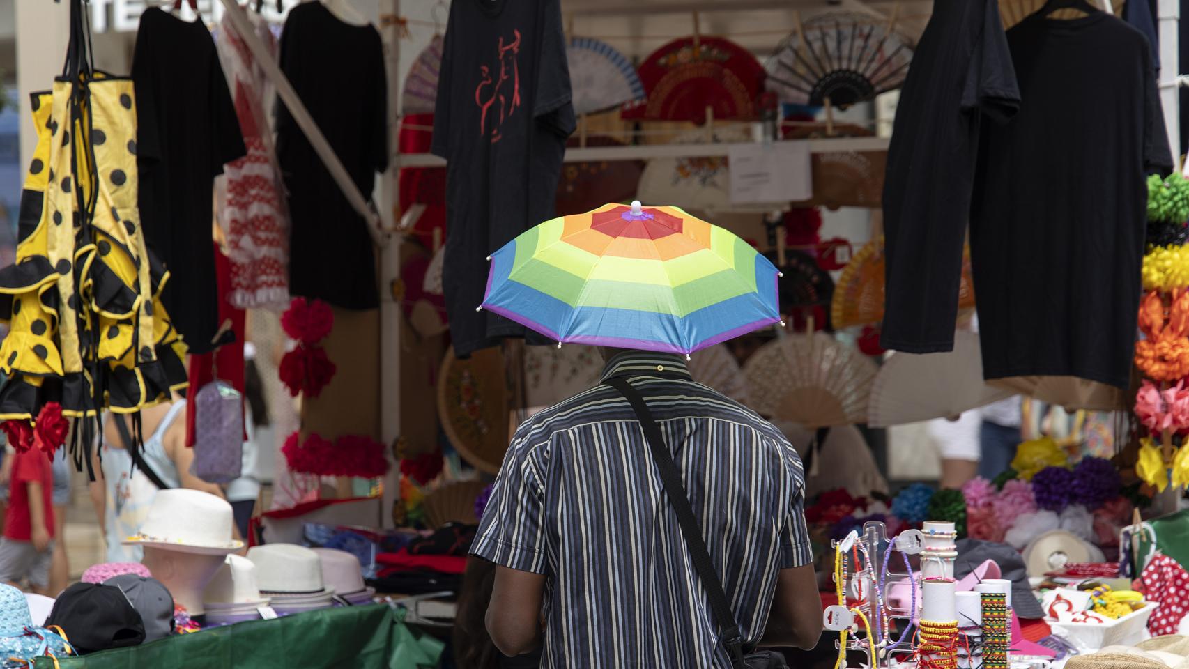 La Feria en el Centro de Málaga.