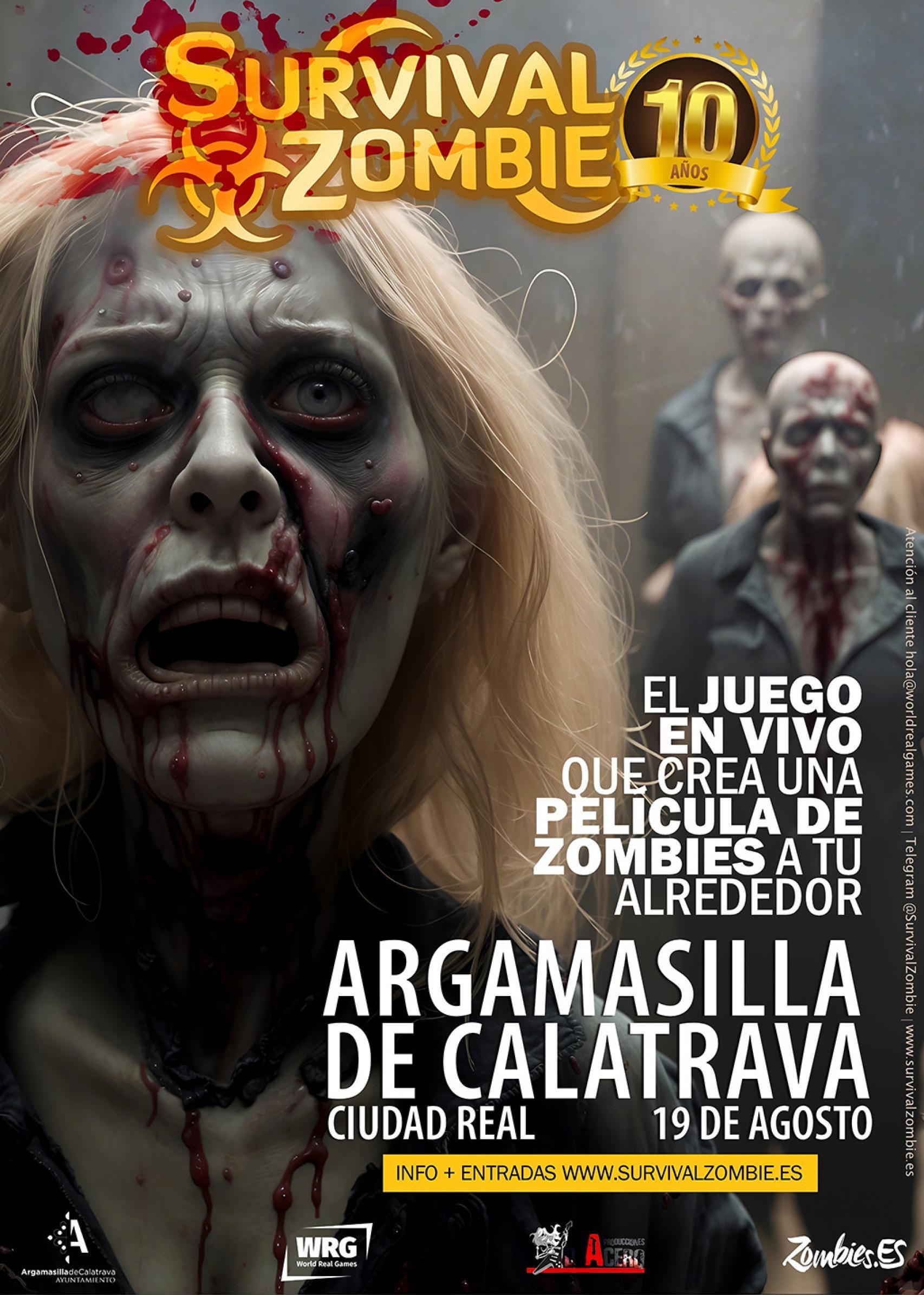 Cartel de la Survival Zombie 2023.