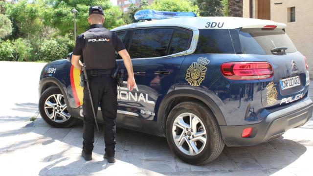 Coche de una patrulla de Policía Nacional.