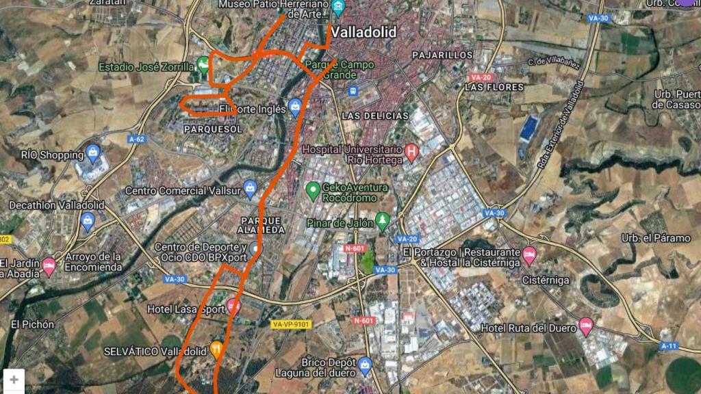 Recorrido de la etapa