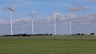 Parque eólico en Palencia