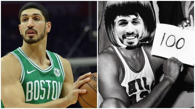 Enes Kanter, con los Boston Celtics, y su irónico montaje sobre las atletas trans