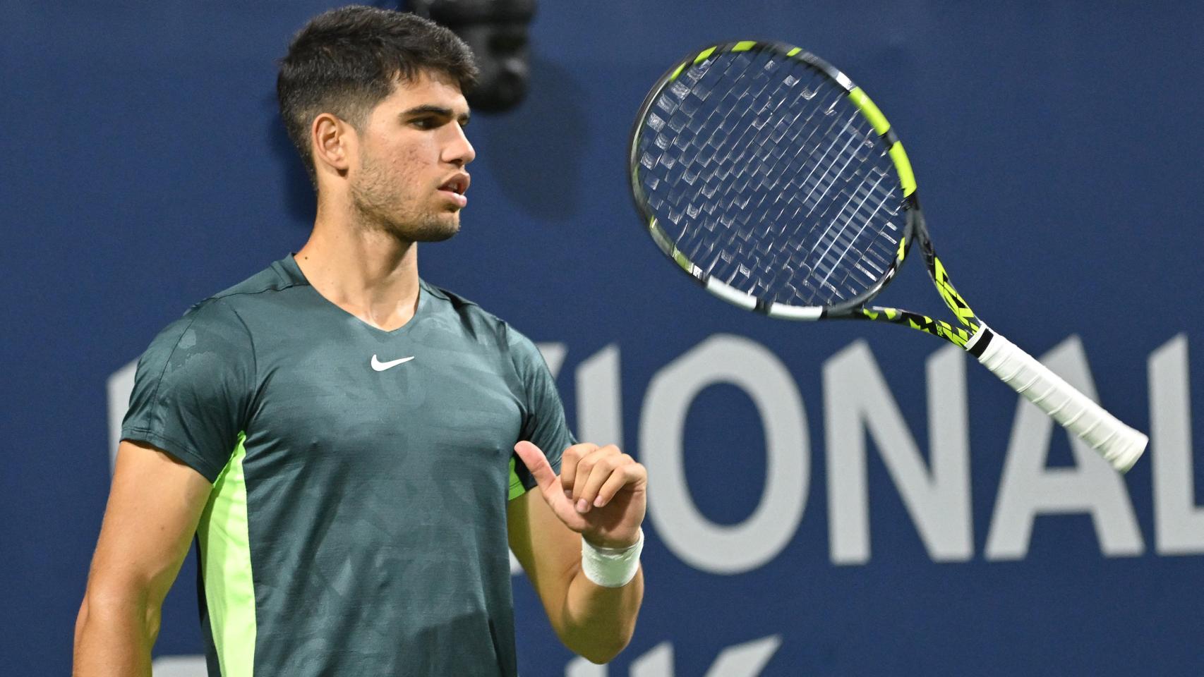 Carlos Alcaraz, durante el Masters 1.000 de Toronto