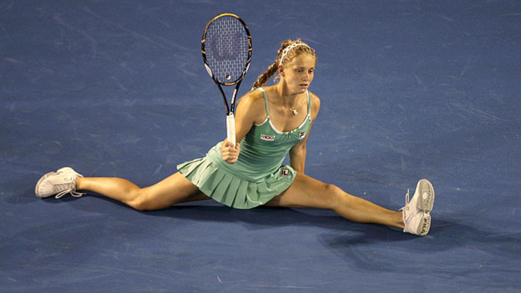 Anna Chakvetadze, en el Abierto de Australia en 2009.