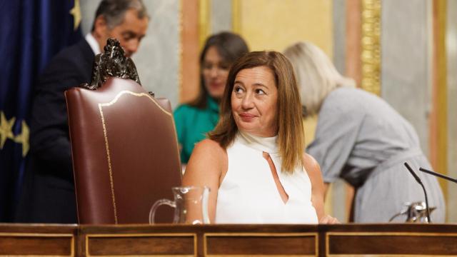 Armengol, durante la sesión constitutiva del Congreso.