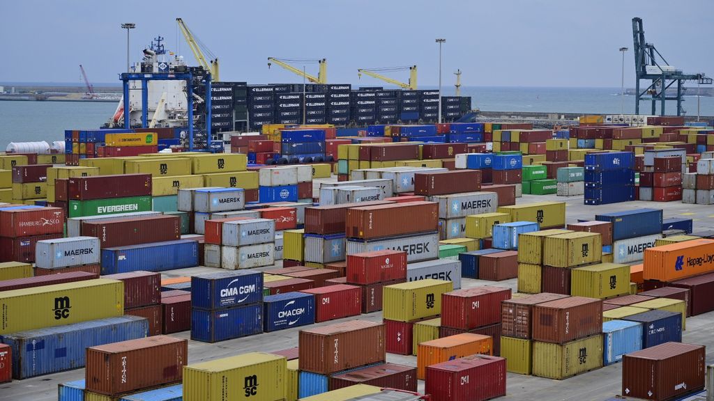 Contenedores en el Puerto de Bilbao.