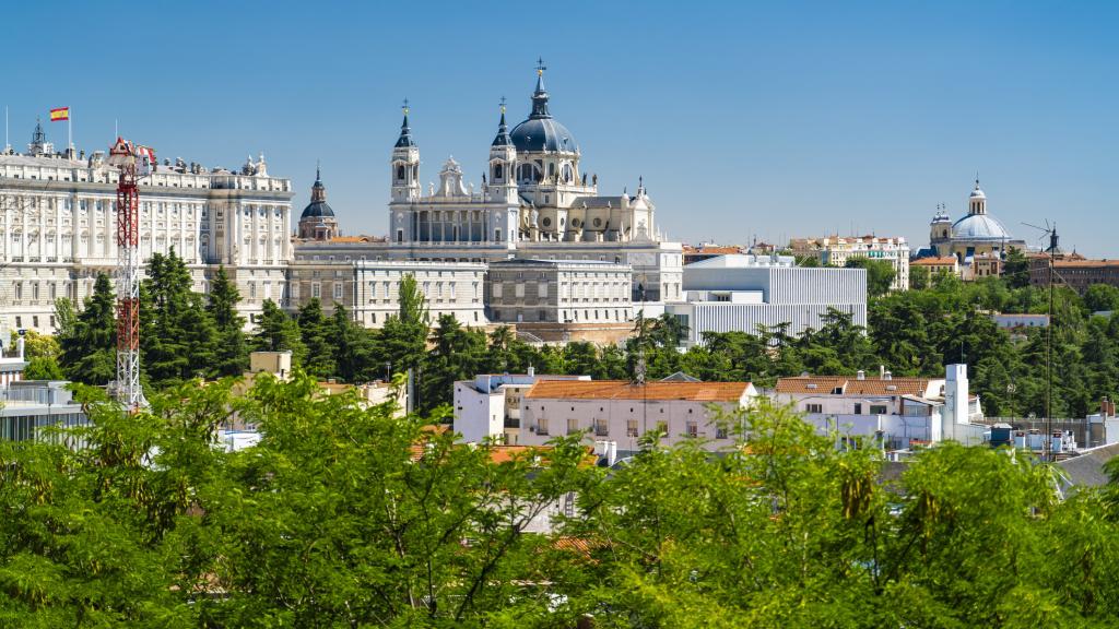 Vista de Madrid desde el Parque del Oeste.
