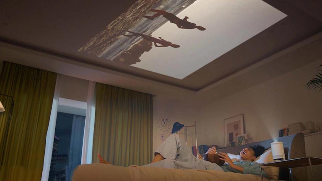 Samsung y su proyector.