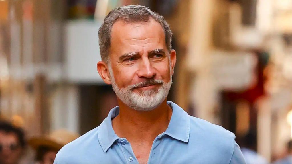 El rey Felipe VI en Mallorca. Agosto de 2022.