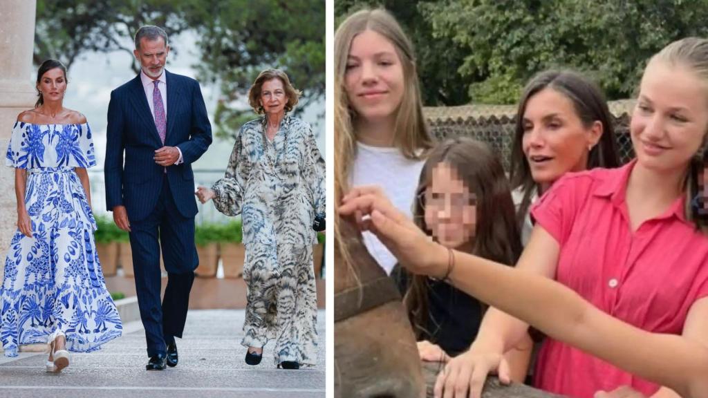 La Familia Real, en dos actos en Mallorca.