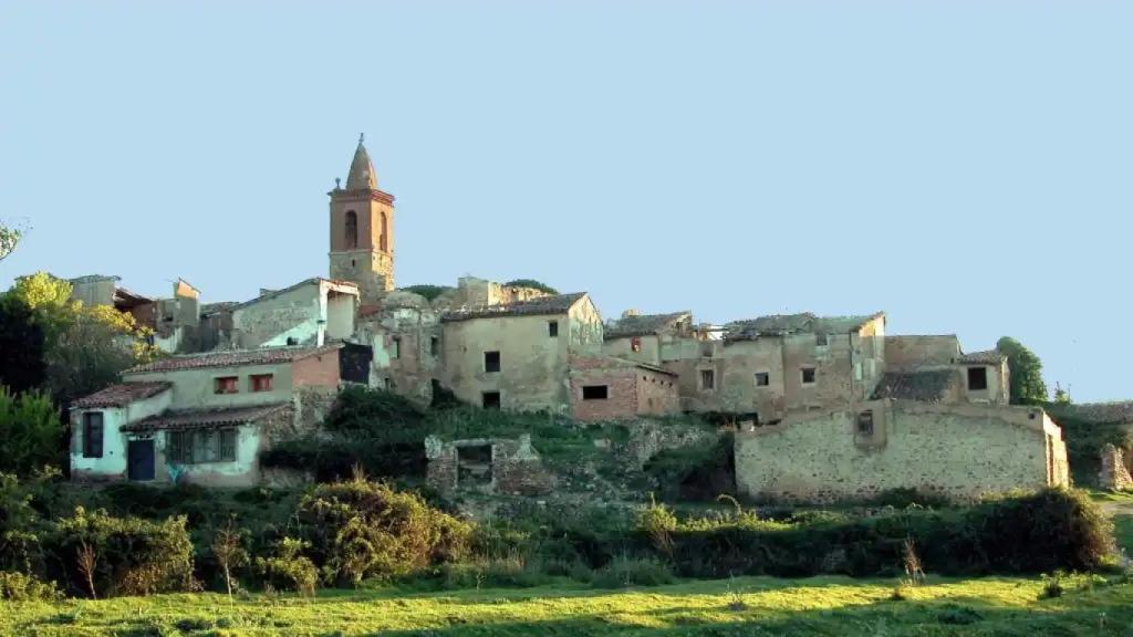 Un pueblo abandonado de España.