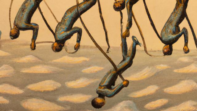 Recreación de la cuerda floja por la que discurre el científico que pone en valor la parapsicología.