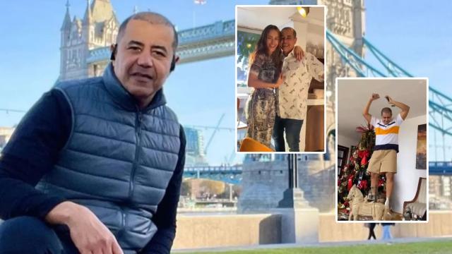 Edwin Arrieta junto a su amiga, Vivi, en un fotomontaje de EL ESPAÑOL.