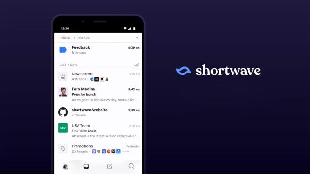 Shortwave maneja la bandeja de entrada de correos como lo hizo Inbox en su día