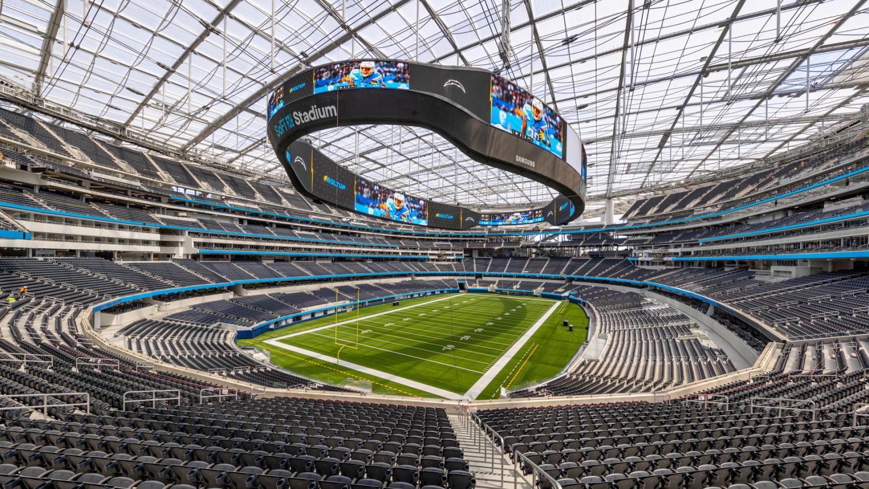 El estadio Sofi, en Los Ángeles (Estados Unidos).