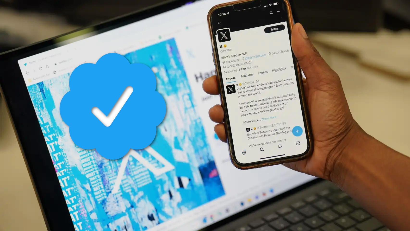 Verificación en X