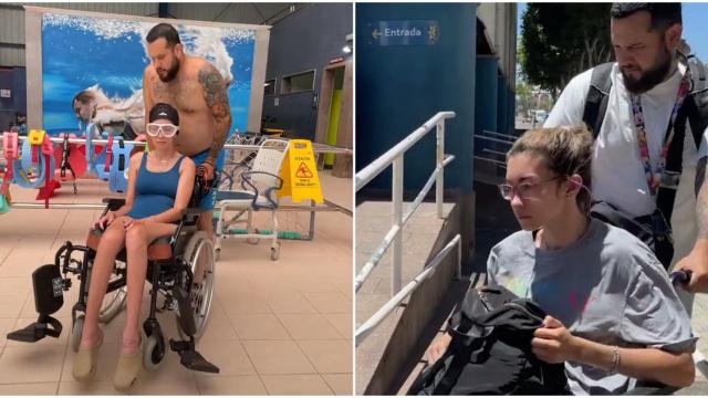 Carolina y Richard durante su complicada vida