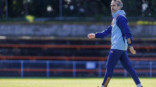 Jorge Vilda, en un entrenamiento.