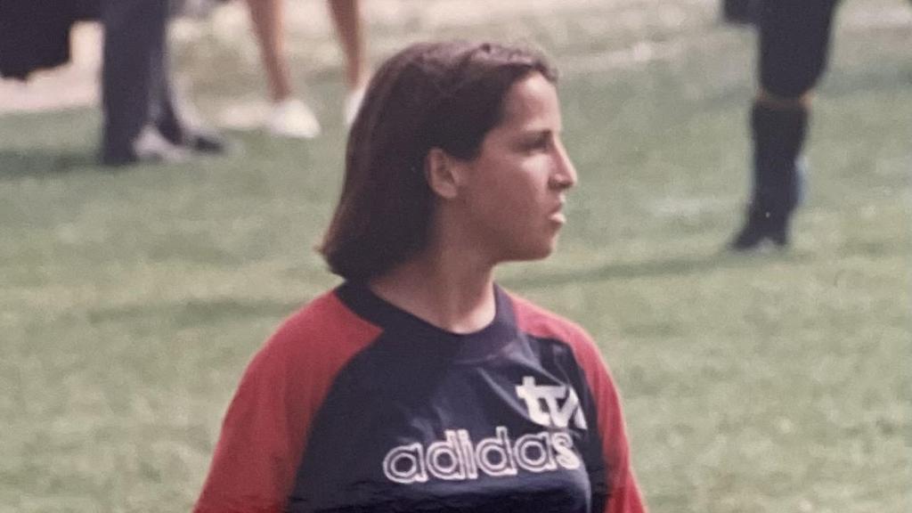Alicia Fuentes en su etapa con la Selección Española.