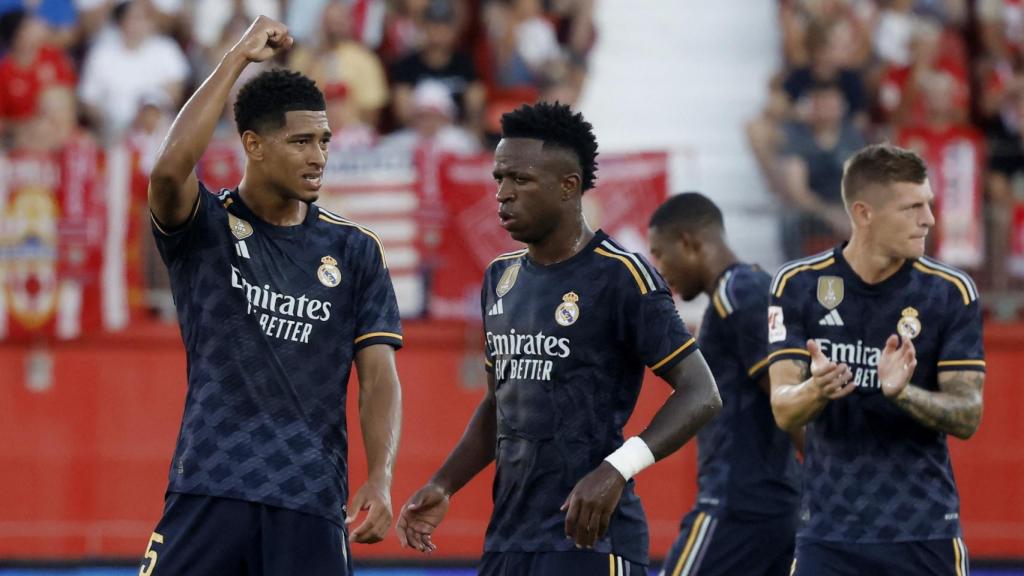 Bellingham celebra el gol del empate