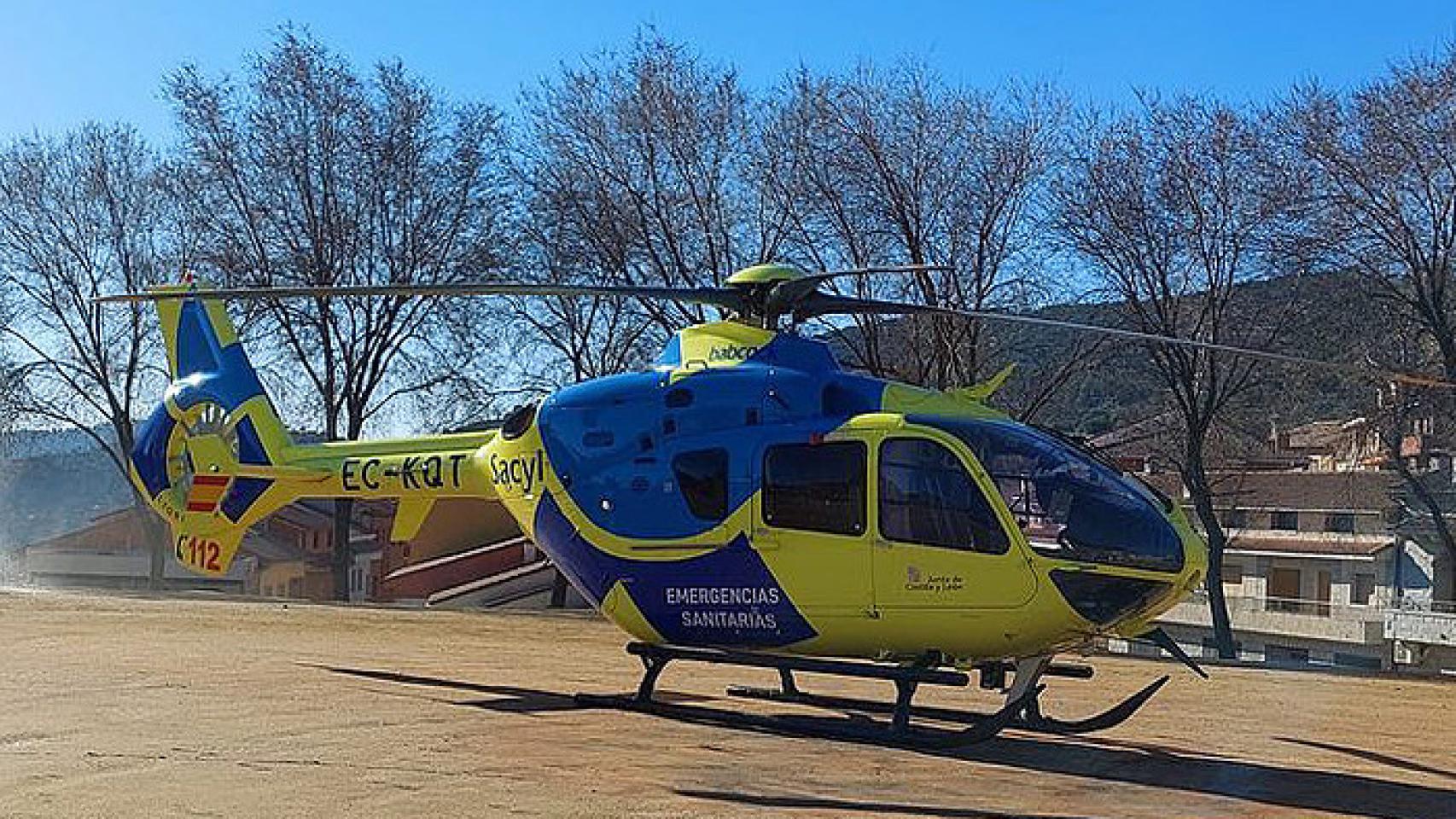 Helicóptero medicalizado del Sacyl