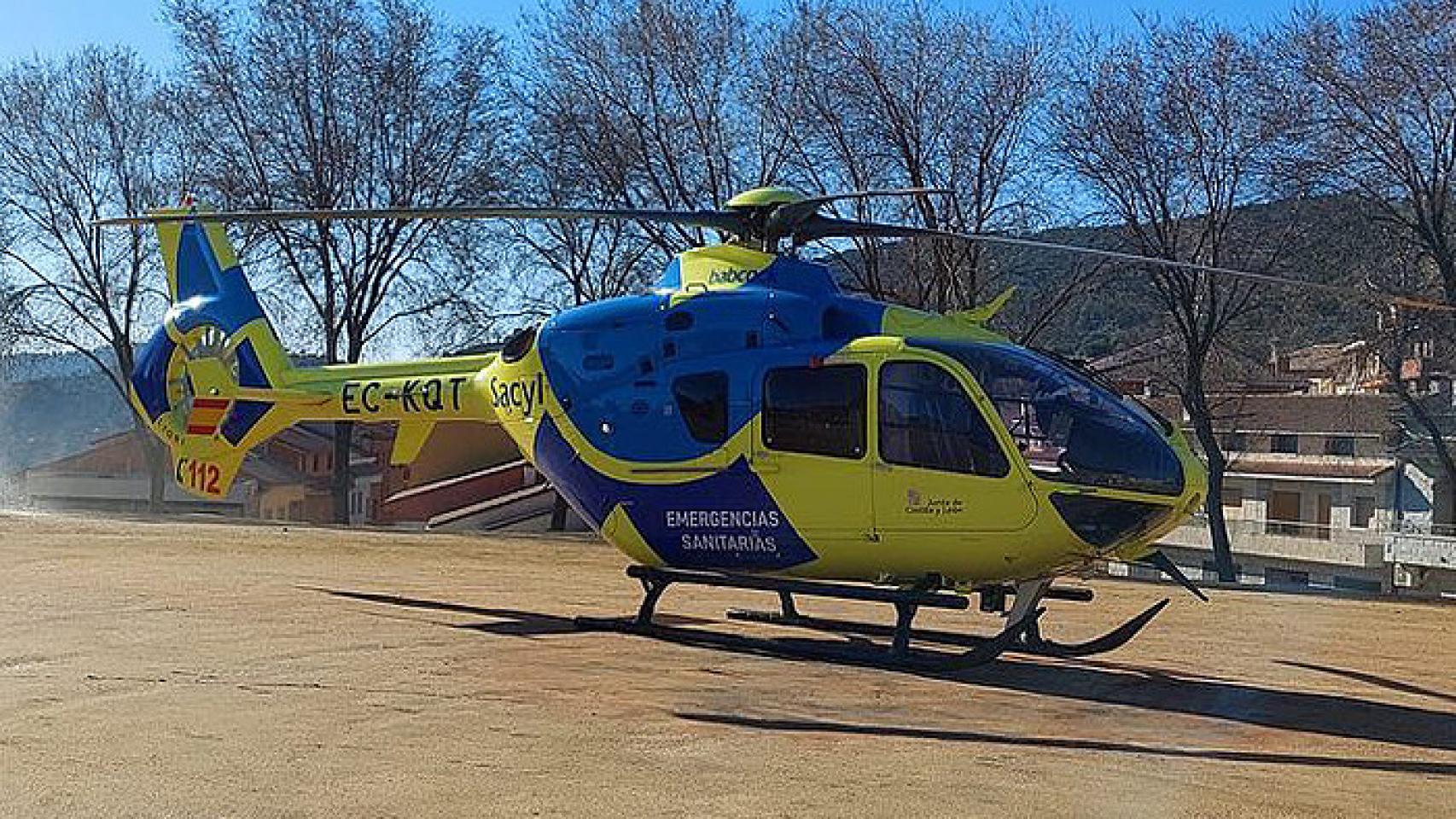 Helicóptero medicalizado del Sacyl