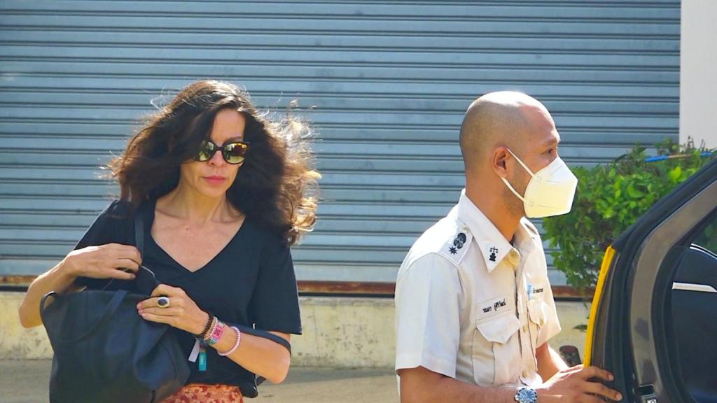 Silvia Bronchalo, tras visitar a su hijo en prisión.