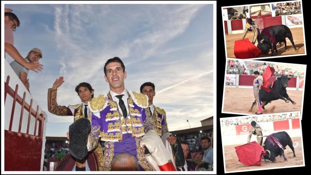 Castella, Talavante y Diosleguarde en hombros en Guijuelo